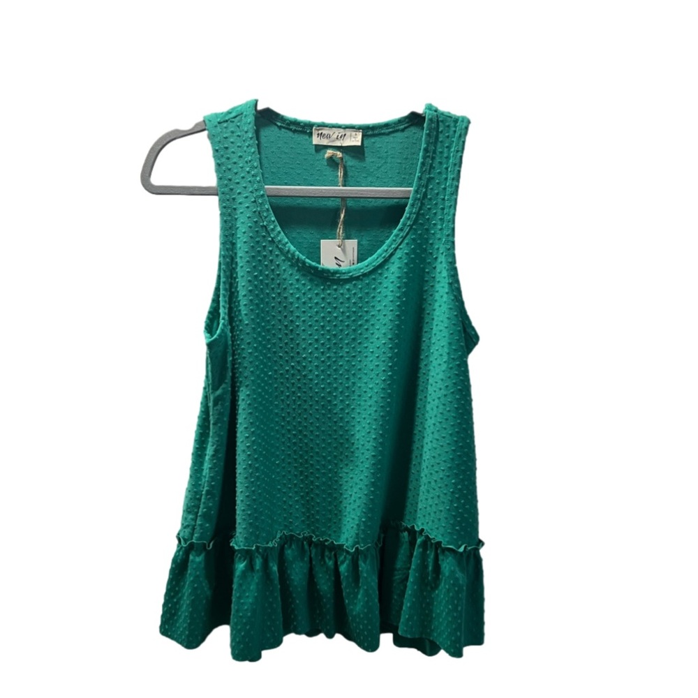 NWT New In|Green Tank Top|Size Small
